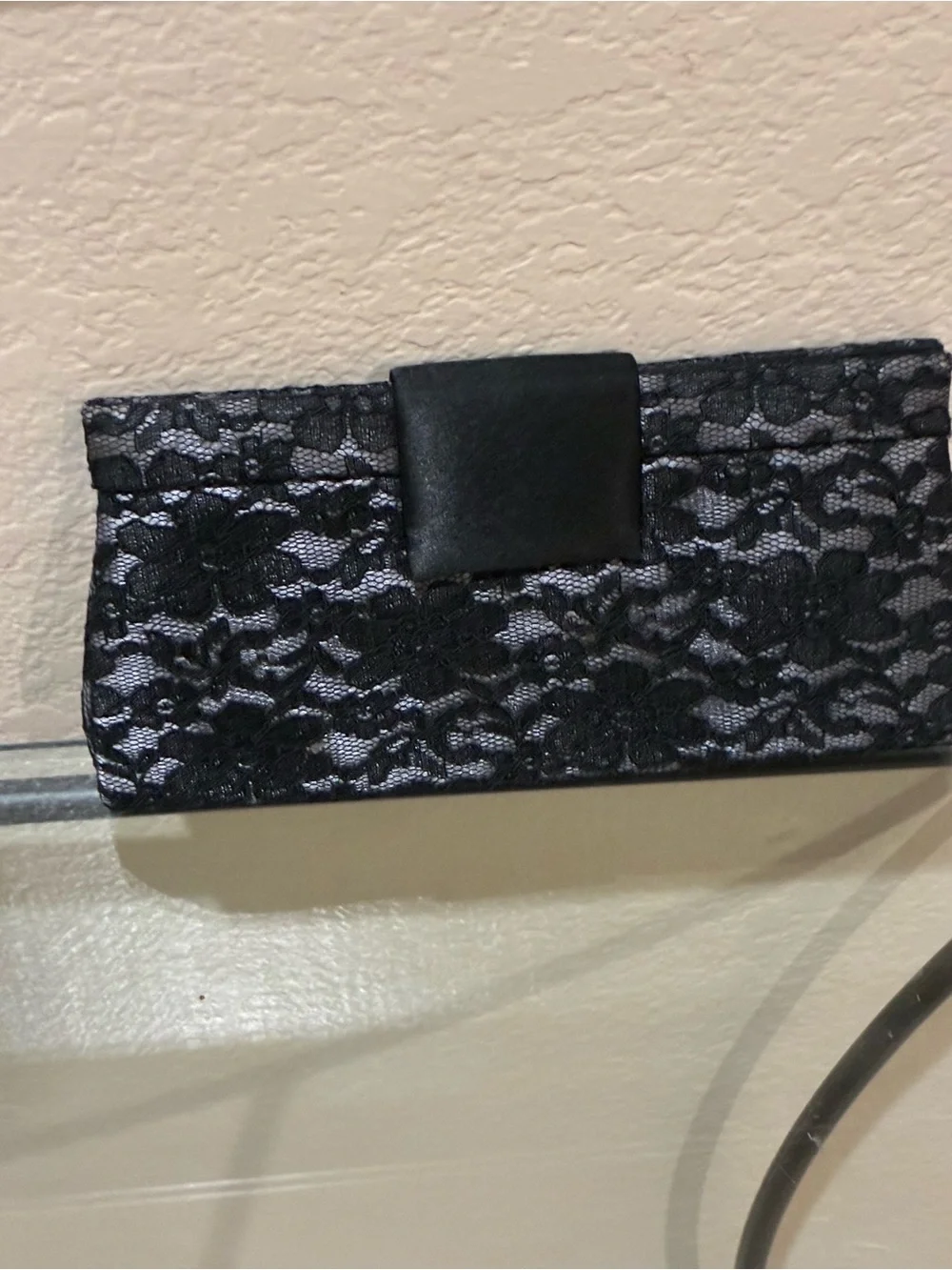 Ebisu vintage Black Lace Evening Clutch